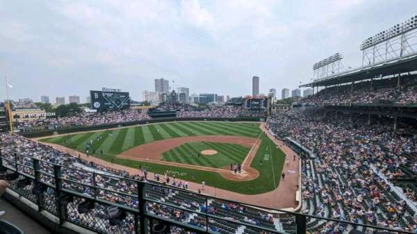 Wrigley Field, section: 314L, row: 2, seat: 5