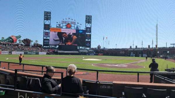 Oracle Park, section: PFC117, row: C, seat: 10