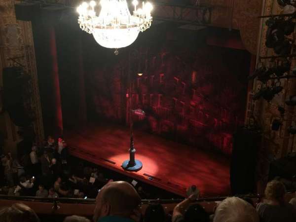 Longacre Theatre, section: Mezzanine R, row: F, seat: 13