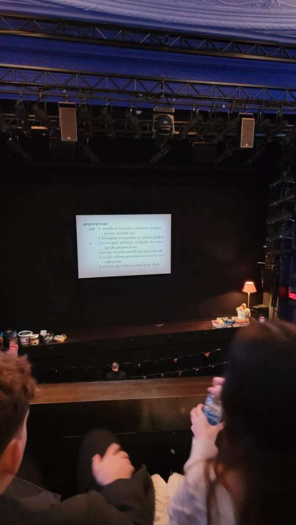 Hayes Theater, section: Mezzanine C, row: B, seat: 112