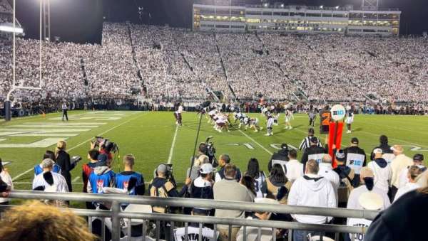 Beaver Stadium, section: EB, row: D, seat: 22