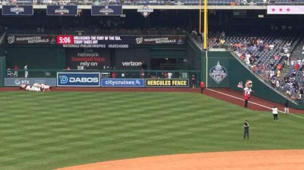 Nationals Park, section: 207, row: F, seat: 19