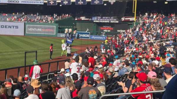 Nationals Park, section: 129, row: P, seat: 12