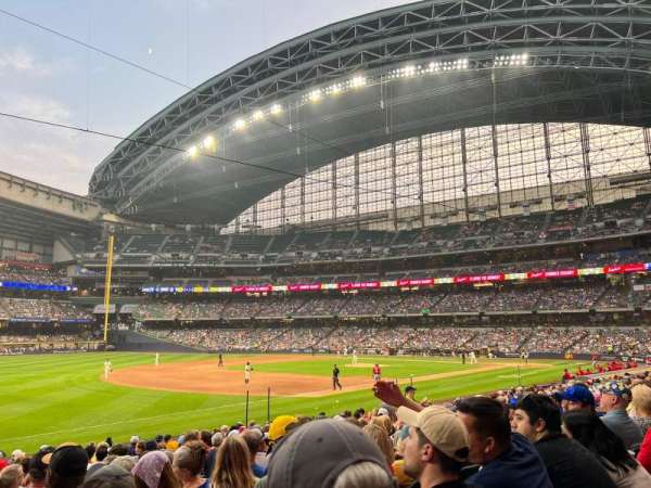 American Family Field, section: 126, row: 18, seat: 15