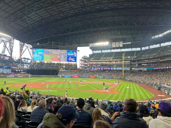 T-Mobile Park, section: 134, row: 25, seat: 3