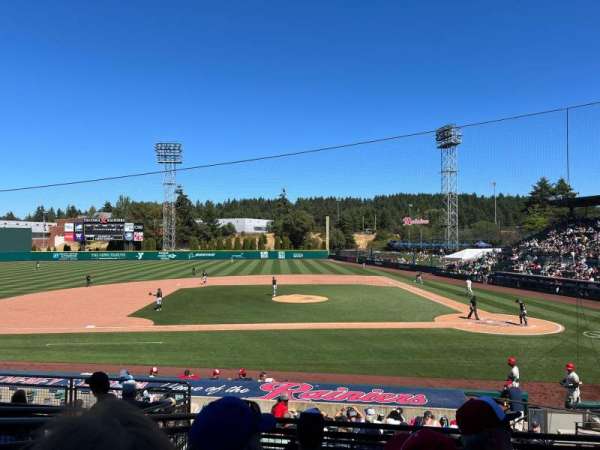Cheney Stadium, section: D, row: 5, seat: 3
