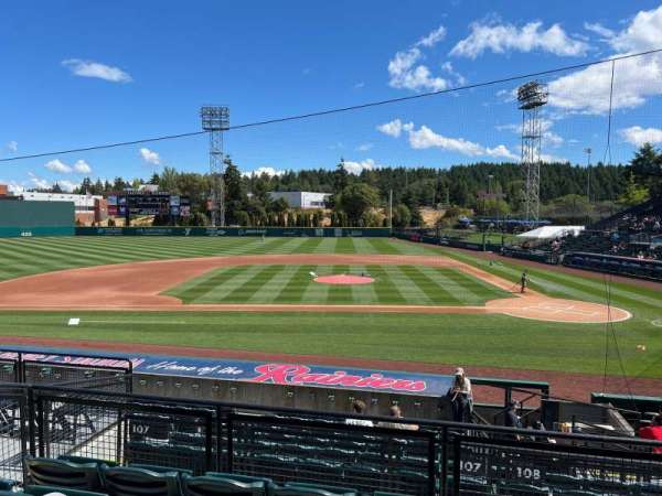 Cheney Stadium, section: D, row: 5, seat: 7
