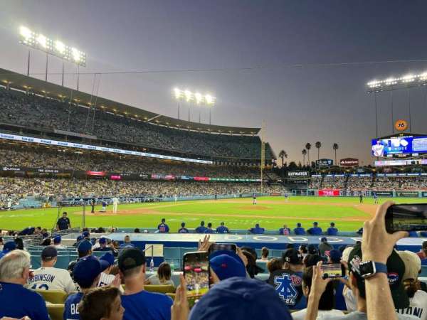 Dodger Stadium, section: 18FD, row: G, seat: 5