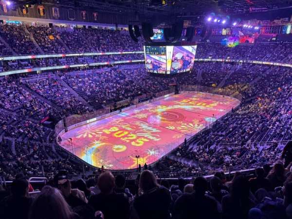 T-Mobile Arena, section: 218, row: G, seat: 4