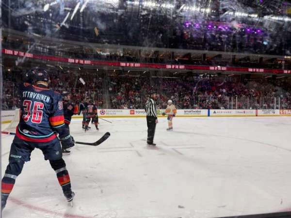 Acrisure Arena, section: 105, row: A, seat: 1