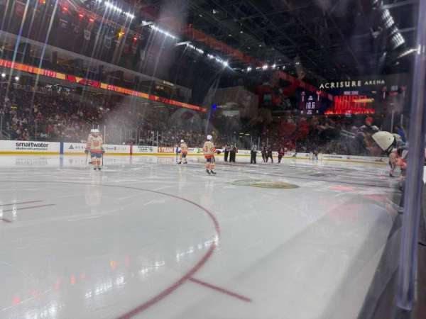 Acrisure Arena, section: 105, row: A, seat: 1