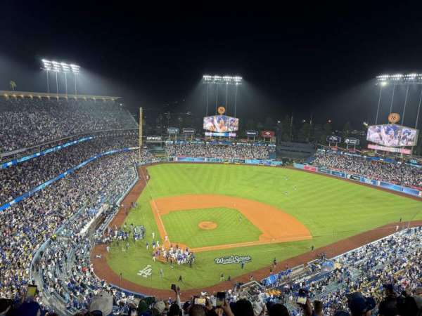 Dodger Stadium, section: 8TD, row: H, seat: 4