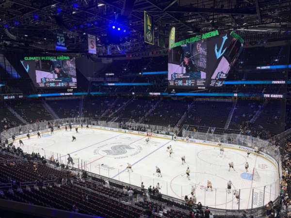 Climate Pledge Arena, section: 112, row: A, seat: 10