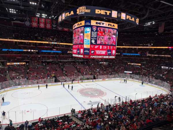 Amerant Bank Arena, section: CL20, row: 1, seat: 10