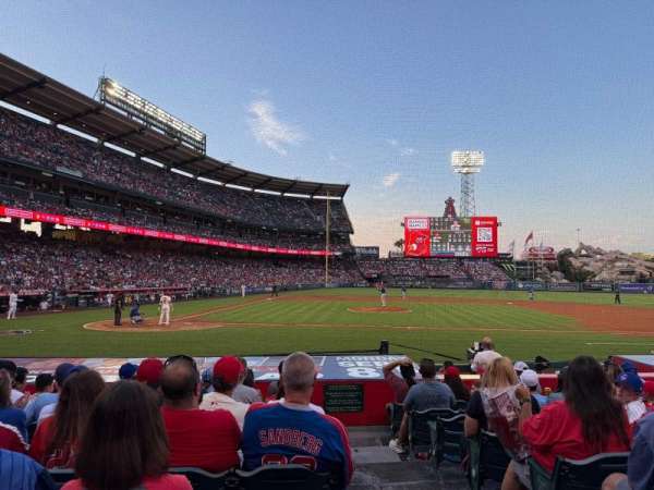 Angel Stadium, section: 123, row: K, seat: 11