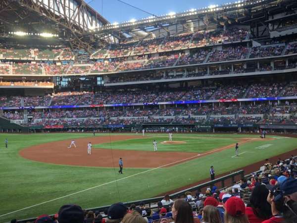 Globe Life Field, section: 3, row: 14, seat: 3