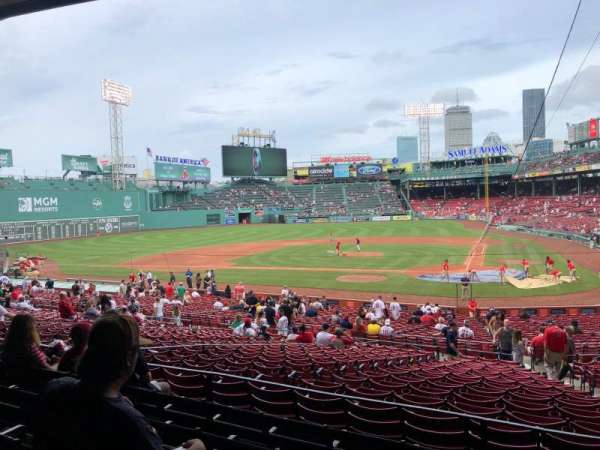 Fenway Park, section: Grandstand 24, row: 5, seat: 4