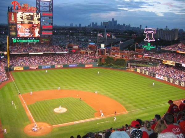 Citizens Bank Park, section: 418, row: 7, seat: 14