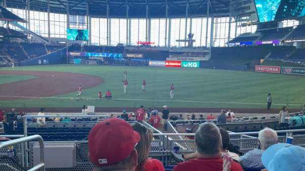 LoanDepot Park, section: 6, row: 4, seat: 16