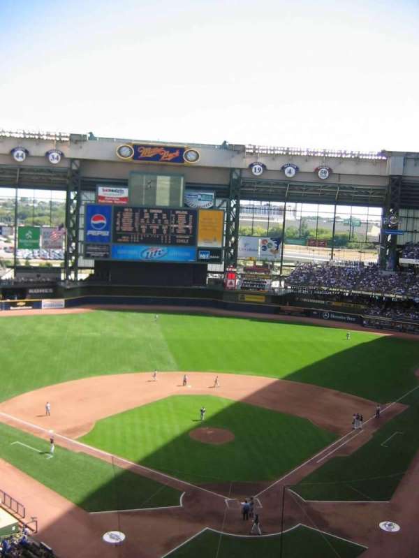 American Family Field, section: 427, row: 7, seat: 11