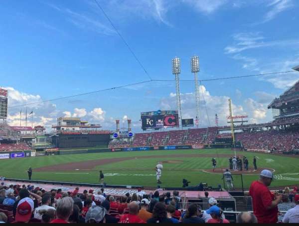 Great American Ball Park, section: 119, row: U, seat: 1