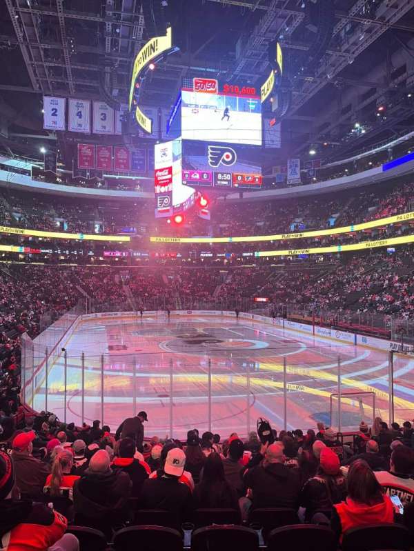 Xfinity Mobile Arena, section: 118, row: 16, seat: 7