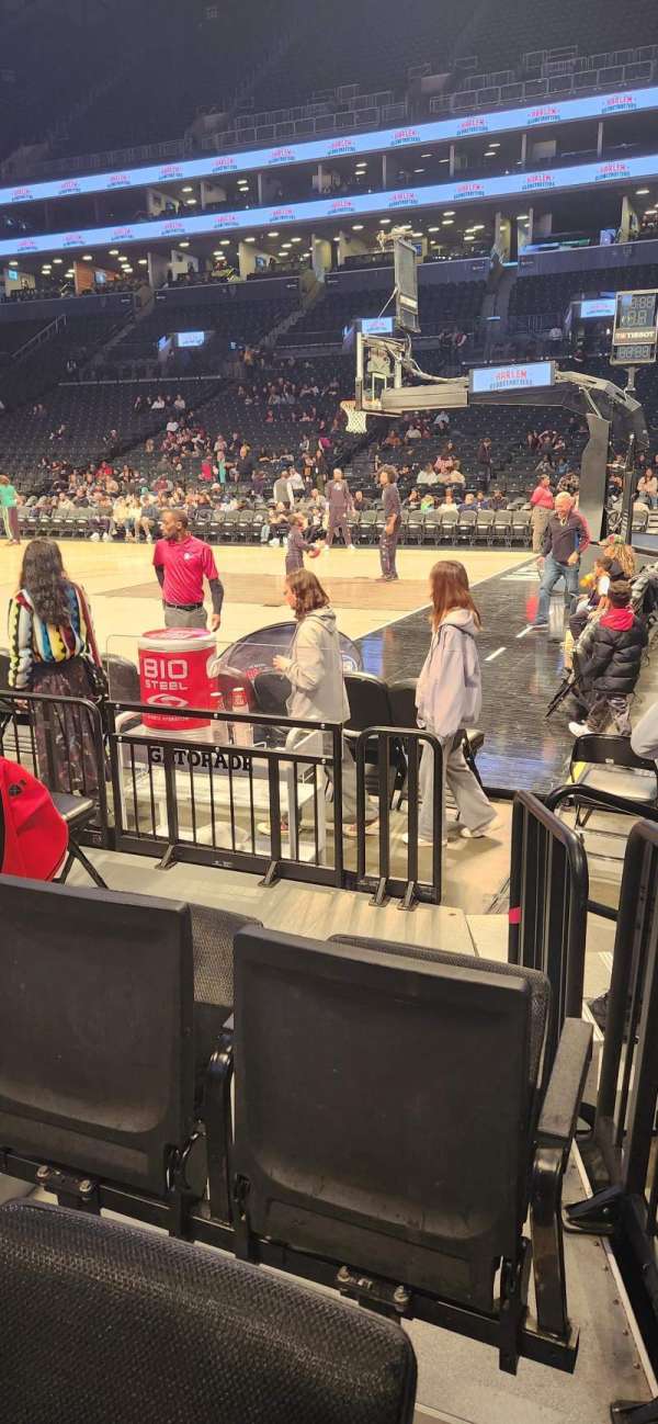 Barclays Center, section: 6, row: 3, seat: 1