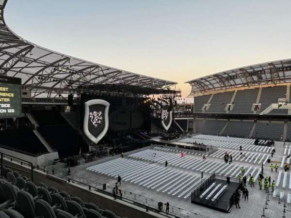 BMO Stadium, section: Founders Club C, row: E, seat: 7