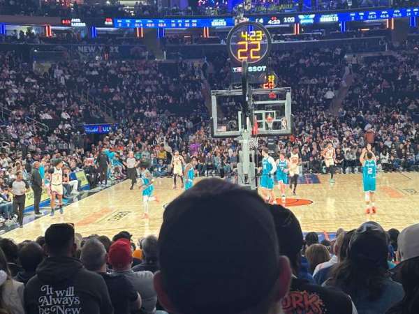 Madison Square Garden, section: 8, row: 19, seat: 11