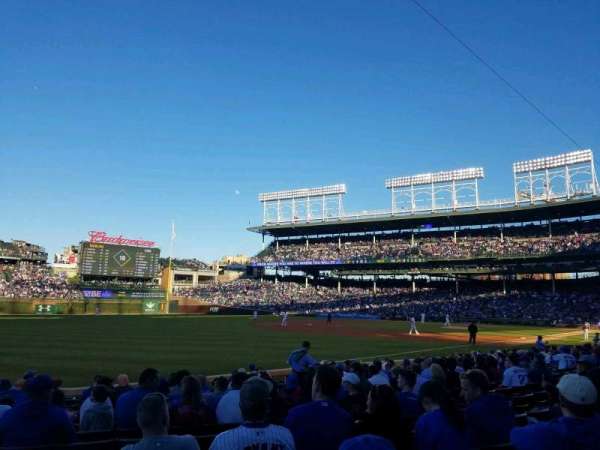 Wrigley Field, section: 104, row: 1, seat: 16