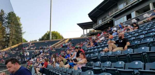 Holman Stadium, section: 105, row: A, seat: 20