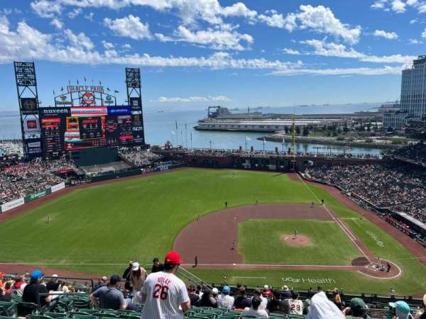 Oracle Park, section: VR323, row: 12, seat: 17