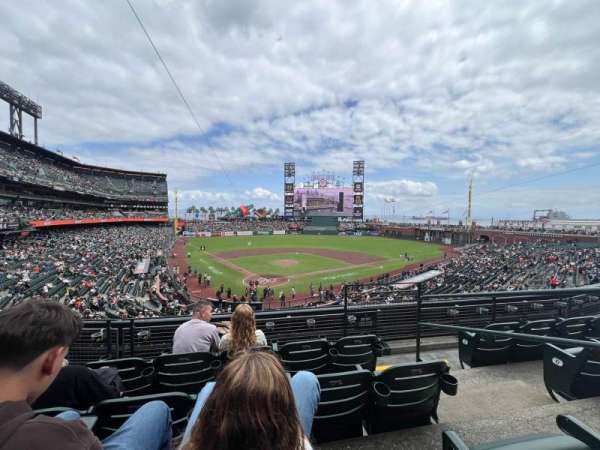Oracle Park, section: CL214, row: D, seat: 3