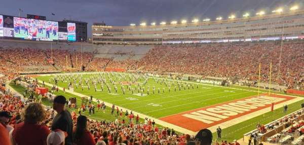 Camp Randall Stadium, section: Z1, row: 44, seat: 29