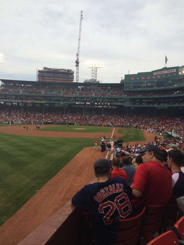 Fenway Park, section: Loge Box 165, row: PP, seat: 12