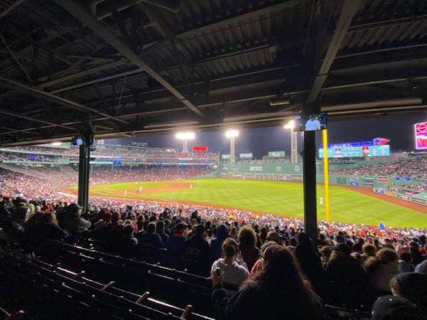 Fenway Park, section: Grandstand 8, row: 10, seat: 15