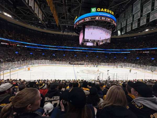 TD Garden, section: 13, row: 18, seat: 7