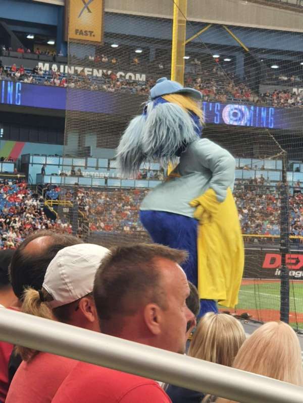 Tropicana Field, section: 111, row: M, seat: 3