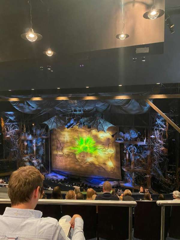Gershwin Theatre, section: Rear Mezzanine R, row: G, seat: 18