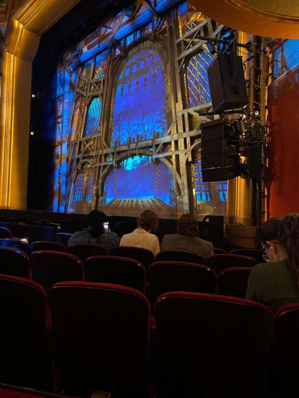 St. James Theatre, section: Orchestra R, row: G, seat: 22