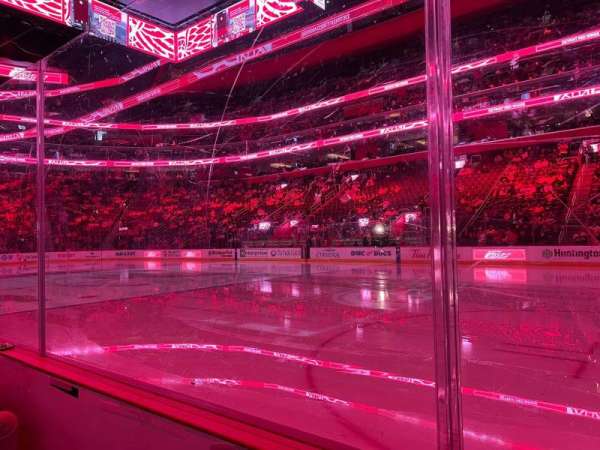 Little Caesars Arena, section: 106, row: B, seat: 5