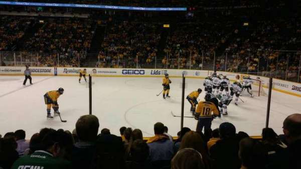 Bridgestone Arena, section: 117, row: HH, seat: 10