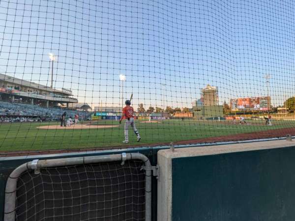Sutter Health Park, section: A, row: 1, seat: 5