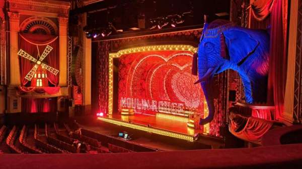 Edinburgh Playhouse, section: Circle, row: B, seat: 4