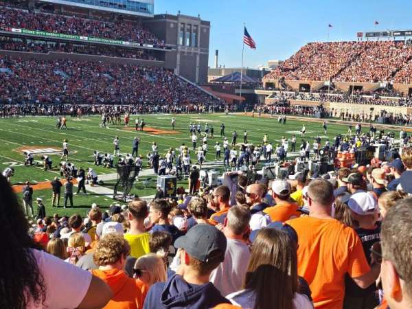 Gies Memorial Stadium, section: 108, row: 28, seat: 23