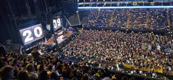 The O2, London, section: 404, row: H, seat: 528