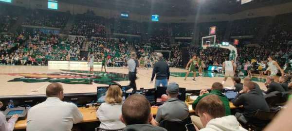 Bartow Arena, section: 106, row: B, seat: 4