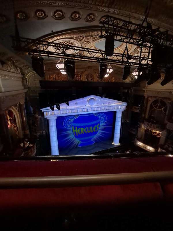 Theatre Royal Drury Lane, section: Balcony, row: A, seat: 37