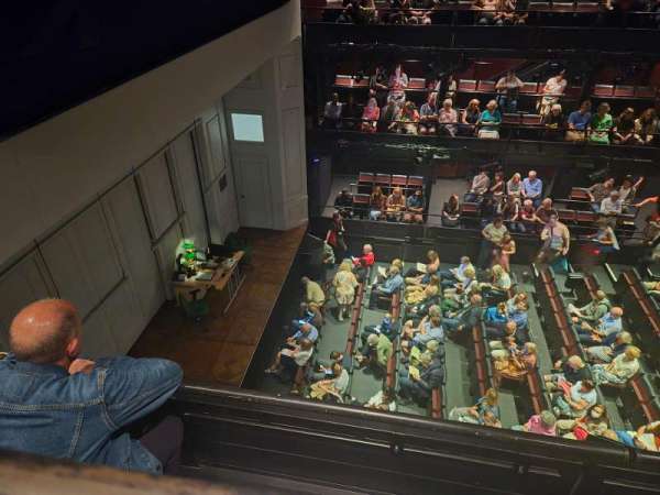 Dorfman Theatre, section: Circle, row: S, seat: 58