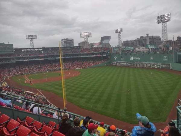 Fenway Park, section: Right Field Roof Deck Box 41, row: G, seat: 1